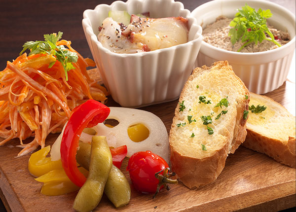 おつまみ3点盛り合わせ